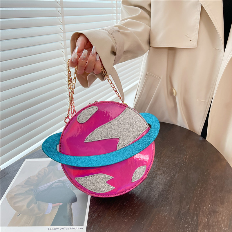 若い女の子のためのレーザー円形の惑星の形をした財布,女性のた - Women'S Young Bags のレビューと価格